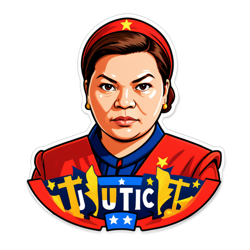 Isang Dramatikong Sticker ng Ikatlong Impeachment ni Sara Duterte