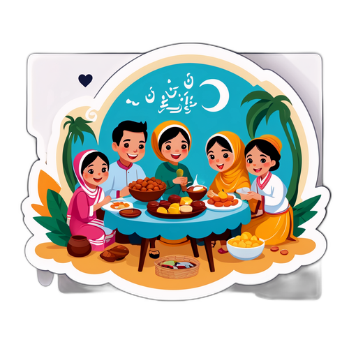 Stiker Imsak Batam Keluarga