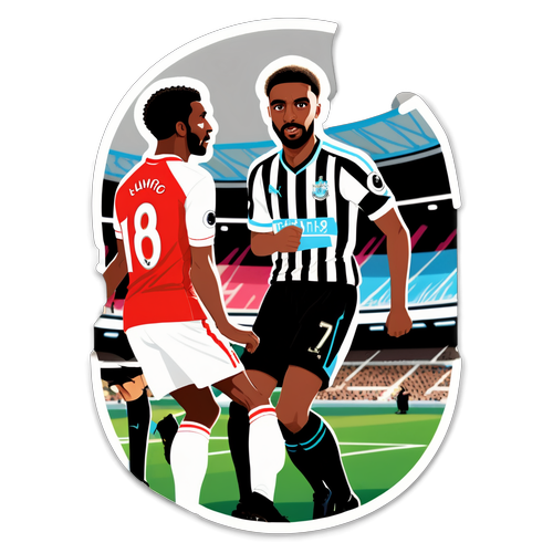 Sticker Pertandingan Newcastle vs Arsenal