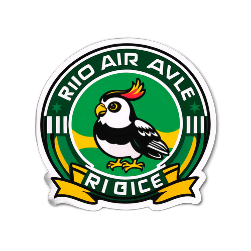 Stiker Logo Rio Ave di Stadion