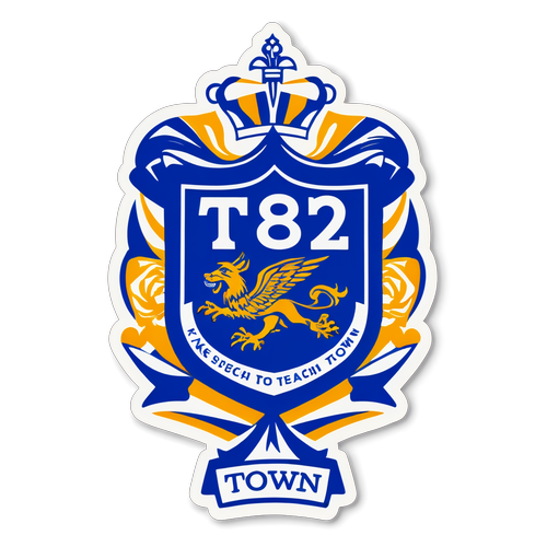 Ontdek de Nostalgische Charme van Ipswich Town: Fans in Actie op een Vintage Sticker!