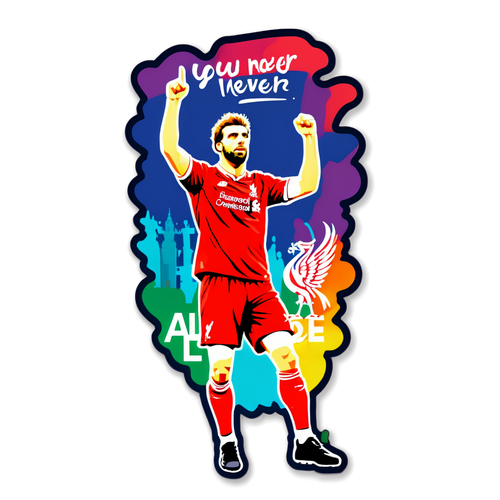 Du Går Aldrig Alene - Liverpool FC Sticker