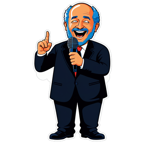 ירון ברלב כקומיקאי על הבמה