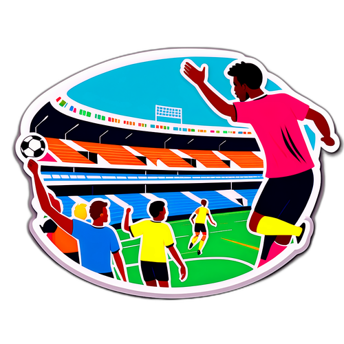 Stiker Stadium Bola Sepak