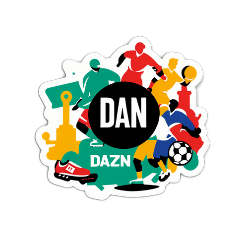 DAZN Logo im Sportkontext