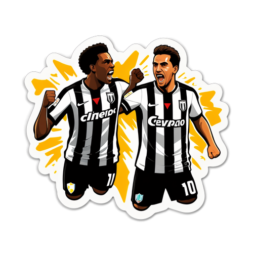Stiker Pertandingan Seru Ceara vs Atletico Mineiro