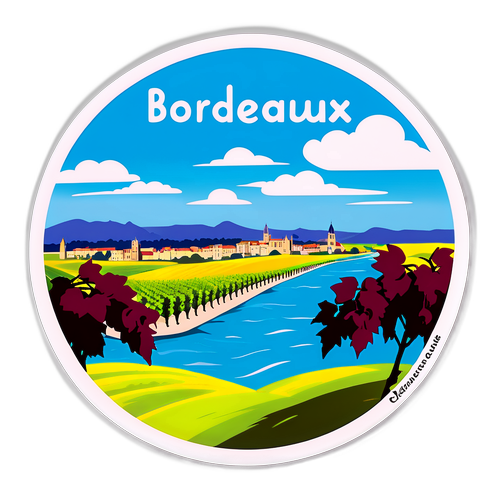 Une vue magnifique de Bordeaux