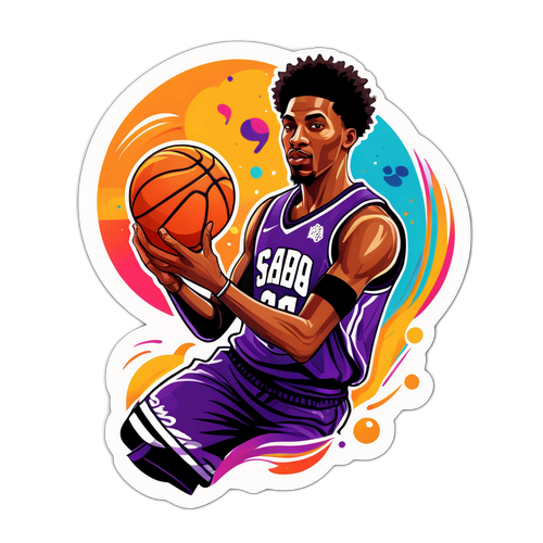 Vibrant na Sticker ni Saddiq Bey