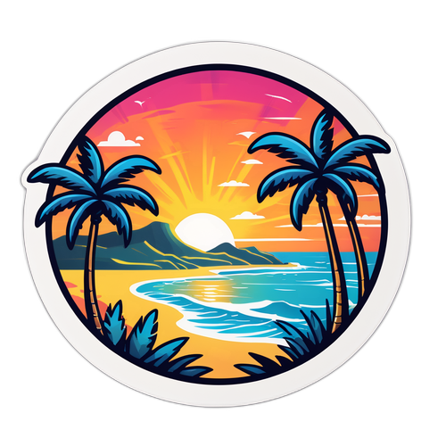 Por do Sol em Porto Rico