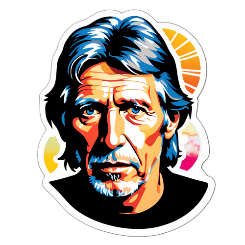 Adesivo di Roger Waters con Iconografia dei Pink Floyd
