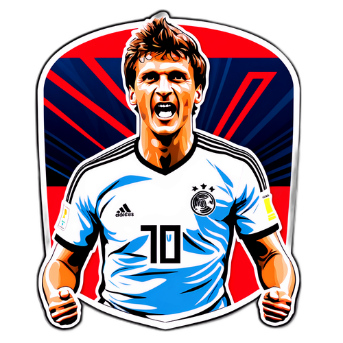 Thomas Müller Celebra un Gol
