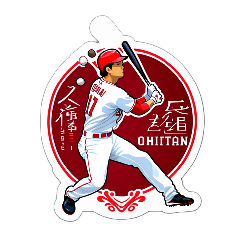 大谷翔平全能運動才能貼紙