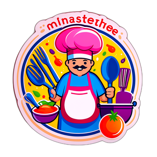 Sticker que celebra MasterChef