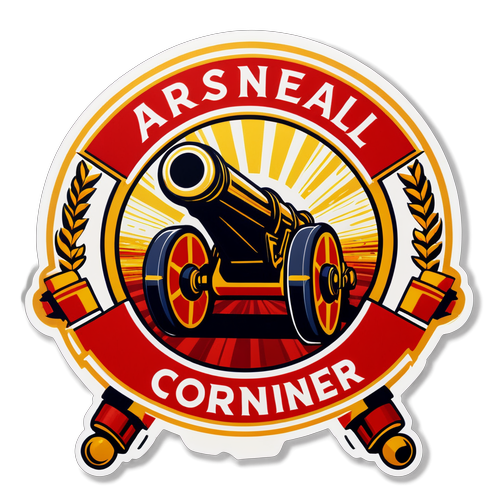 Adesivo Arsenal: Gunners para a vida!