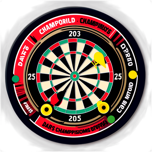 Darts Weltmeisterschaft 2025 Aufkleber