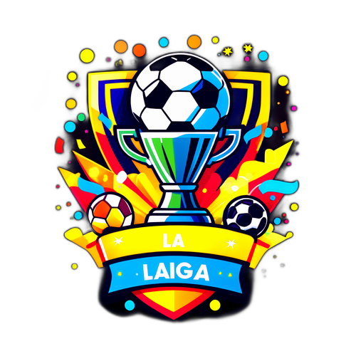 La Liga Trófea Ünneplése