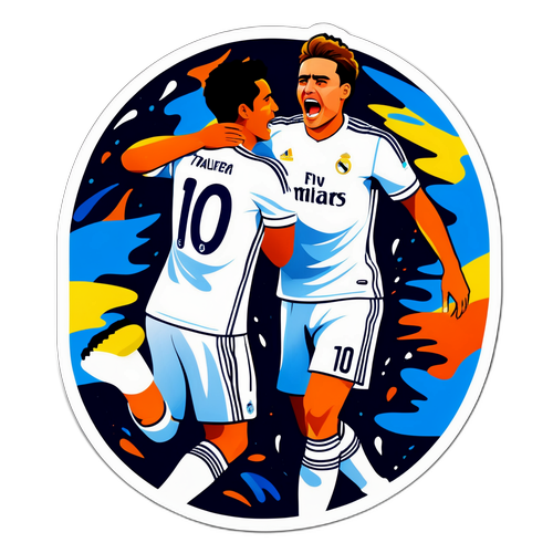 Biểu tượng sôi động của khoảnh khắc ghi bàn kịch tính trong trận đấu giữa Talavera và Real Madrid