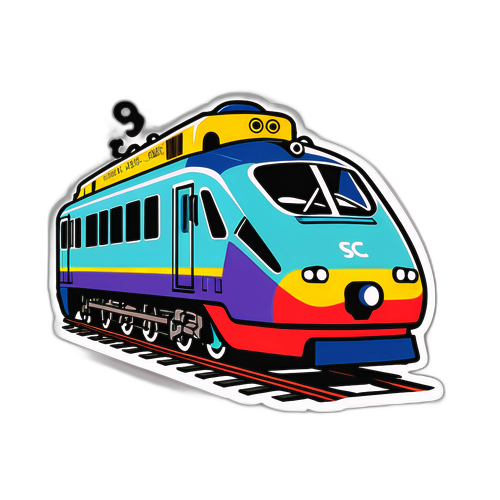 Illustration humoristique d'une panne SNCF
