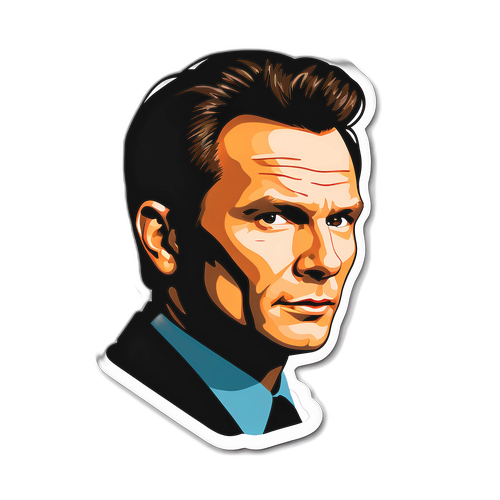 Christian Slater Classic Film Scene Sticker