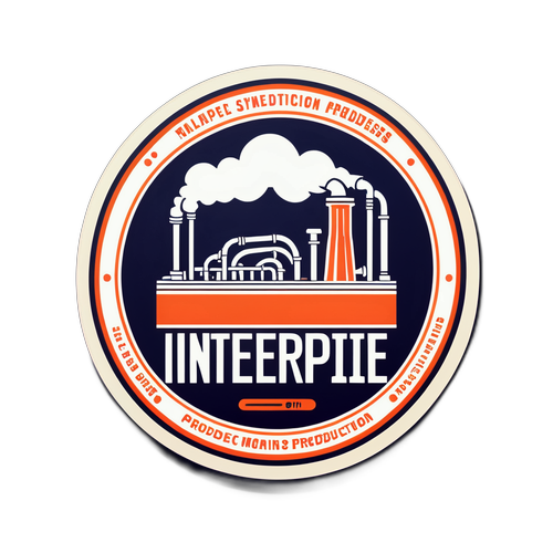 Стікери з логотипом Interpipe в ретро стилі