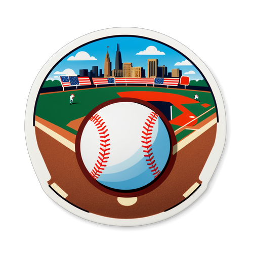Baseball na may Landmark ng U.S.
