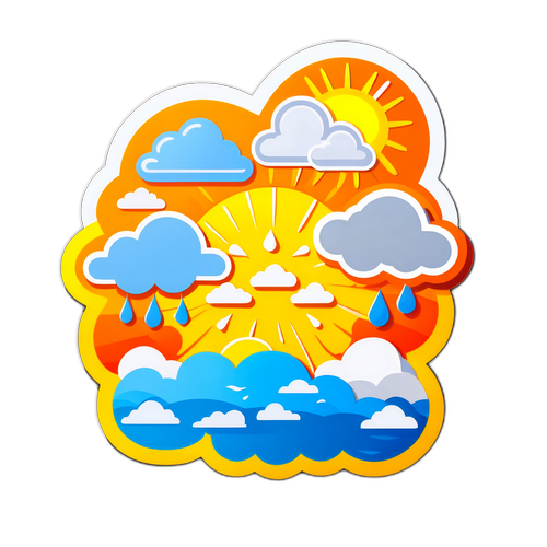 Sticker ng Update sa panahon