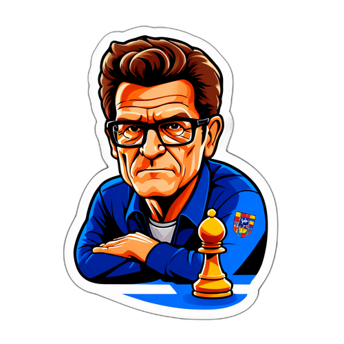 Rappresentazione stilizzata del genio tattico di Fabio Capello