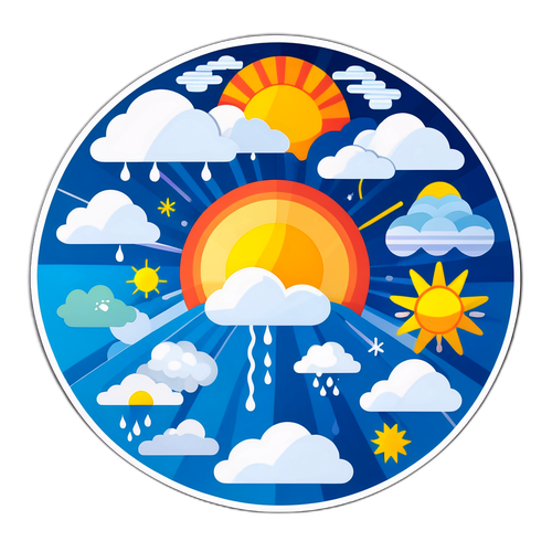 今日天氣預報貼紙