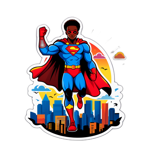 Superhelt Konate med Kappe