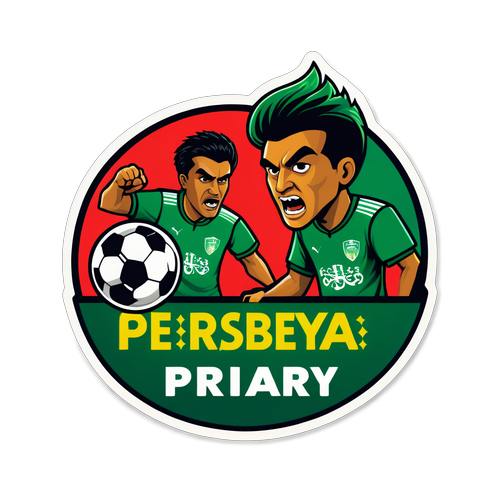 Persis vs Persebaya Rivalitas Stiker