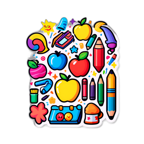 Ötletes matricák a tanítási szünet ünneplésére