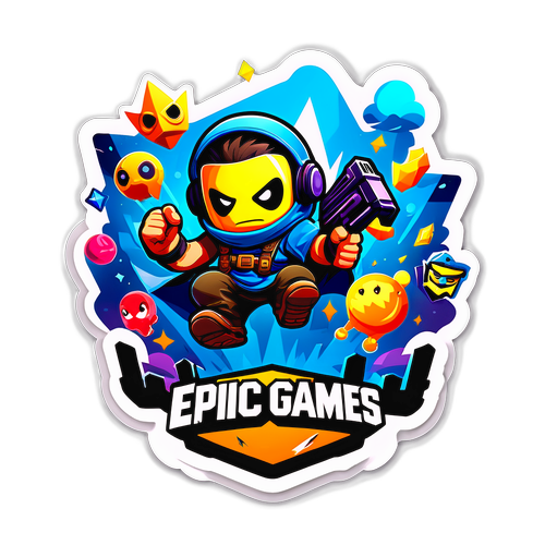 Stiker Seru untuk Epic Games
