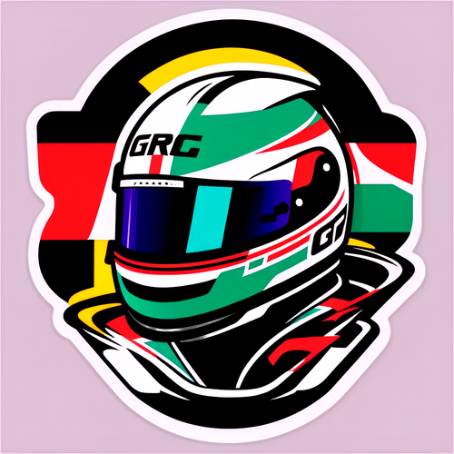 Sticker Penuh Gaya Oscar Piastri: Bendera GP Hungary dan Adrenalin Formula 1!