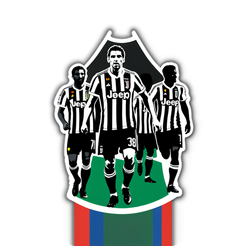 Ilustração que Celebra a História da Juventus