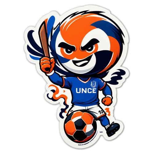 Dundee United vs Rangers Fan Sticker