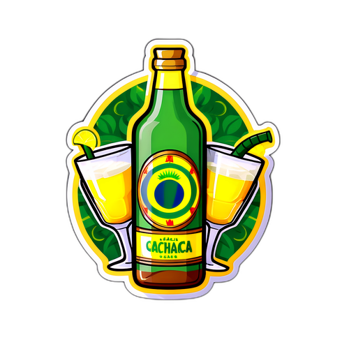 Adesivo Representativo da Cachaça