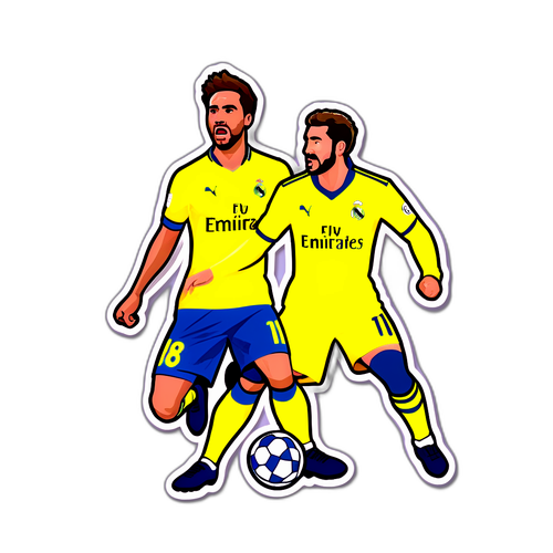 สติกเกอร์การแข่งขันระหว่างบีญาร์เรอัลและเรอัลมาดริด