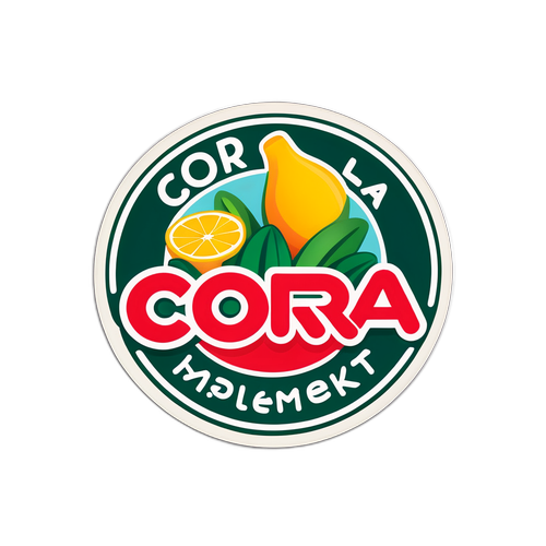 Moderne Cora Hypermarkt Sticker