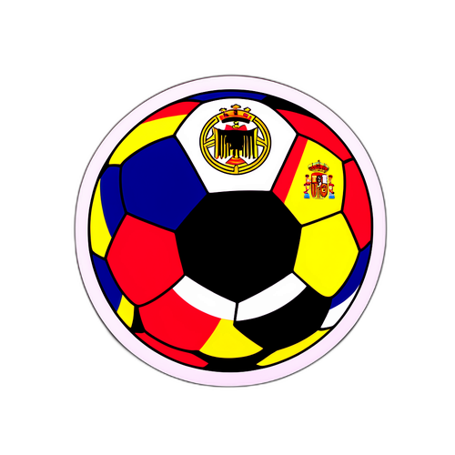 Stiker Perayaan Budaya Jerman dan Sepanyol melalui Bola Sepak
