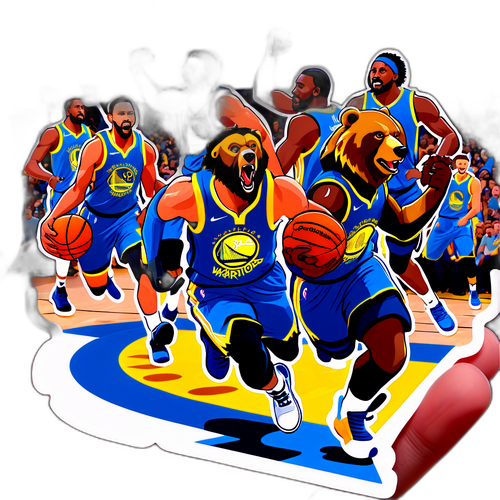 Adesivo Animado de Basquete