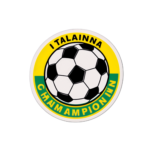 Sticker Bóng Đá Vô Địch Ý