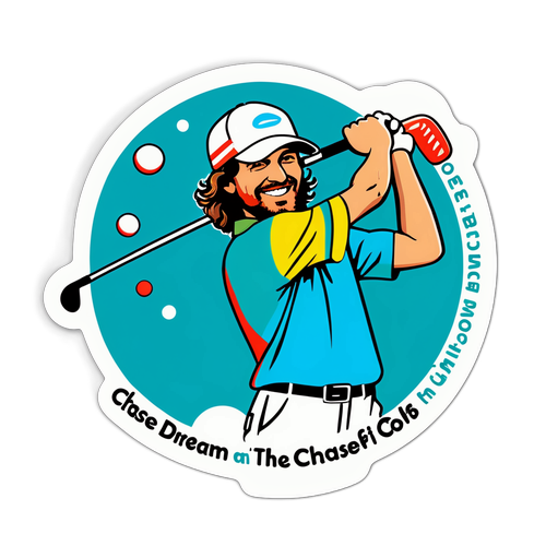 Glad Sticker av Tommy Fleetwood