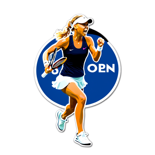 Opnå Din Drøm! Wozniacki's Strålende Øjeblik ved US Open Fanget i Tid!