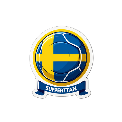 Superettan Klistermärke