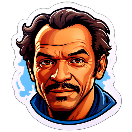 自信に満ちたフリーマンのクローズアップ