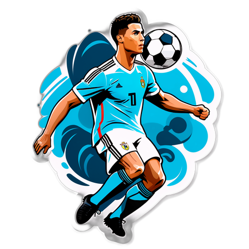 Ronaldo w charakterystycznej pozie celebracji