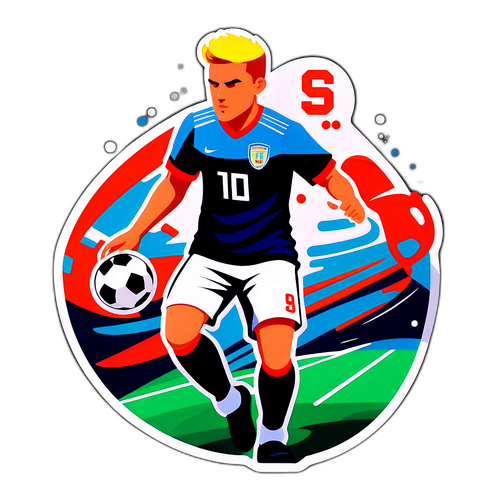 Design minimalist inspirat de jocul de fotbal