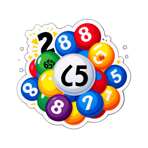 Masayang Sticker ng Resulta ng 6/55 Lotto