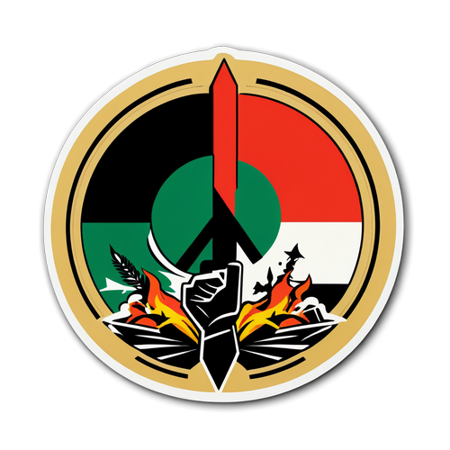 Sticker Penuh Makna: Simbol Keamanan dan Ketahanan dari Gaza yang Menggugah Jiwa!