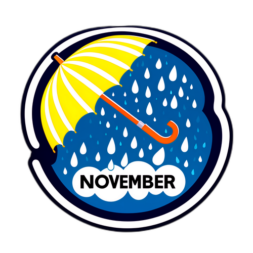 मौसम चेतावनी स्टिकर: नवंबर 19-23 वर्षा चेतावनी